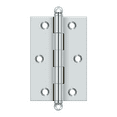 thumbnail image 2 of Deltana CH3020U26 3" x 2" Hinge; with Ball Tips; Bright Chrome Finish, 2 of 2
