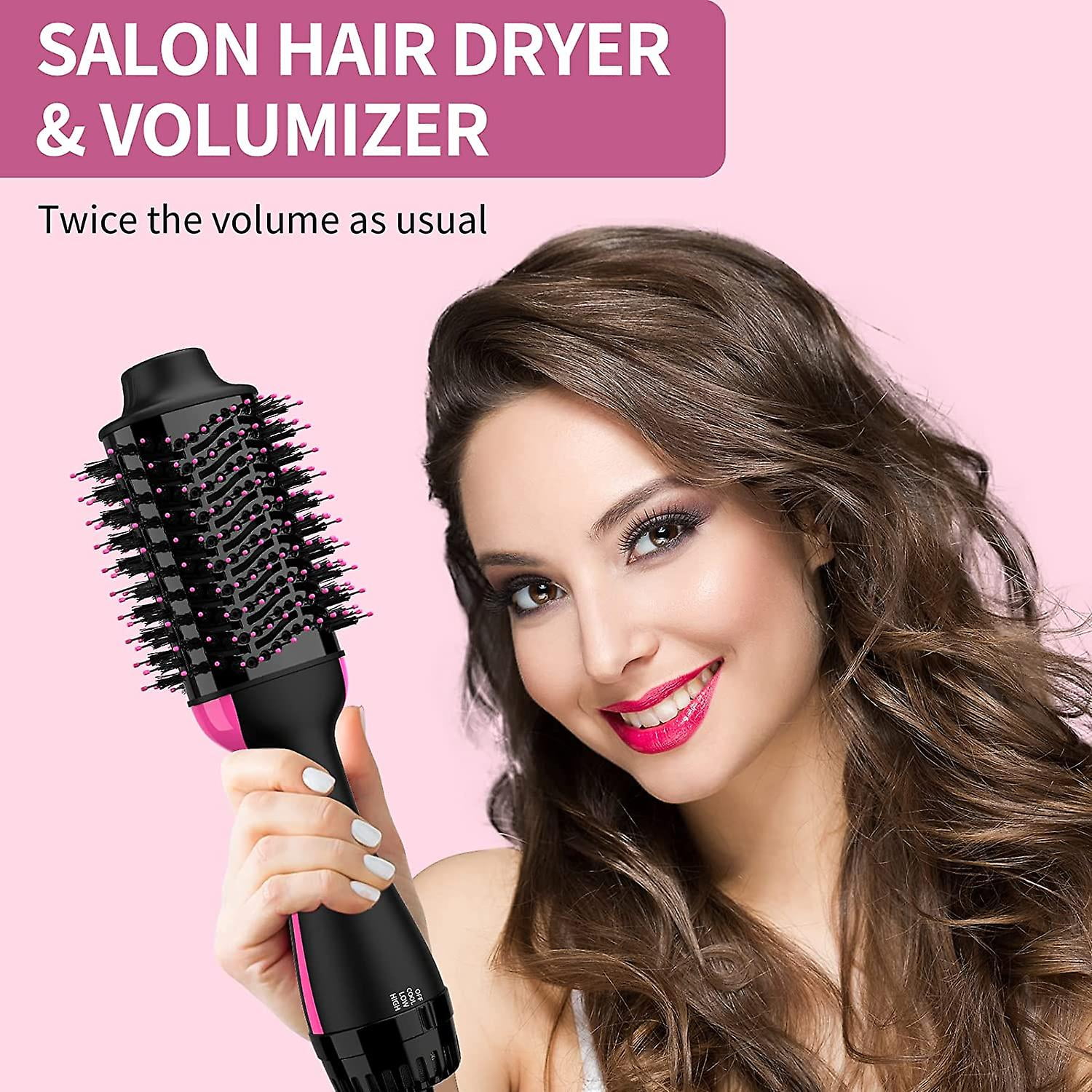 Hair Dryer Brush Blow Dryer Brush In One Upgraded 4 In 1 Hair Dryer And Styler Volumizer With Negative Ion Anti frizz Ceramic Titanium Barrel Hot Air