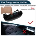 thumbnail image 4 of Estuche para gafas de sol de automóvil Unique Bargains para Ford Puma MK2 20-25, soporte para gafas de sol, caja de almacenamiento, plástico ABS negro, 1 juego, 4 of 7