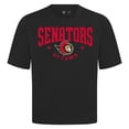 thumbnail image 2 of Men's Levelwear Black Ottawa Senators Luxe Signature Knit T-Shirt, 2 of 3