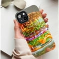 thumbnail image 5 of Colorful Hamburger iPhone Case Trendy Design for Young Fashion Lovers Compatible with iPhone 11/12/13/14/15/16 (Pro Max/Plus) Stylish Accessory for Daily Use, 5 of 9