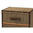 thumbnail image 5 of Baxton Studio A Dû au Milieu du Siècle Moderne Tissu Brun Rembourré 4 Tiroirs Armoire de Rangement Accent, 5 of 5