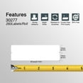 thumbnail image 2 of Compatible DYMO 30277 (9/16" x 3-7/16") File Folder(2-UP) Labels - Compatible with Rollo, DYMO Labelwriter 450, 4XL & Zebra Desktop Printers[16 Rolls/4160 Labels], 2 of 5