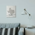 thumbnail image 2 of Stupell Industries Texas Patterned Grey US State Design Canvas Wall Art by Ziwei Li, 2 of 6