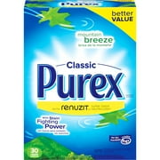 Purex Powder Laundry Detergent, Mountain Breeze, 77 oz