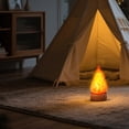 thumbnail image 6 of Rechargeable LED Flame Light, Flickering Fire Lantern with 1200mAh Battery, Stepless Dimming, 15-Min Timer, USB Camping Night Light for Kids Bedroom Outdoor, 6 of 10