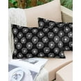 thumbnail image 6 of Black White Dandelion Throw Pillow Cover 20 x 26 Inch Decorative Pillow Cover Farmhouse Botanical Blossom Lumbar Pillowcase Seasonal Rectangle Cushion Case for Couch Sofa Bed Living Room, 6 of 7