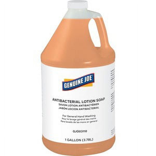Genuine Joe, GJO03110, Antibacterial Lotion Soap, 1 Each, Orange, 1 gal (3.8 L)