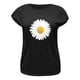 thumbnail image 2 of Gibobby Camisetas de verano para mujer Mujeres Cap manga verano Casual Tops cuello en V Color sólido Casual camisas blusa holgada(Negro,G), 2 of 4
