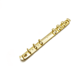 thumbnail image 5 of Clip dorado de 6 polos con forma de O, clip chapado en metal, interruptor, accesorio para libreta A6, clip de papelería, 5 of 5