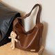 thumbnail image 4 of Bolso con asa superior para mujer bandolera tipo bandolera de cuero bolso de compras informal, 4 of 9