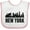 White and Pink, variant on Inktastic New York Skyline Grunge Boys or Girls Baby Bib