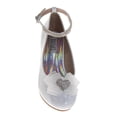 thumbnail image 5 of Badgley Mischka Dress Shoes Girls, Elegant Sparkle formal Occasion Fashion forward Comfort Fit (Little Kid Big Kid), White Patent, Size: 13, 5 of 7