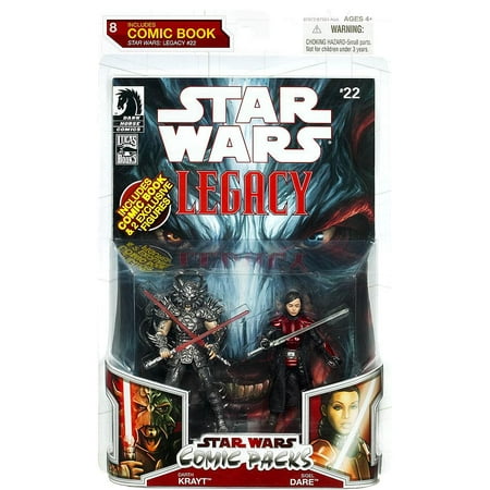 Star Wars Comic Packs 2009 Darth Krayt & Imperial Knight Sigel Dare Action Figure