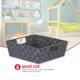 thumbnail image 2 of Contenedor De Almacenamiento Gris No Tejido Con Asas Abiertas De Home Basics | Organización Del Armario Esencial, 2 of 5