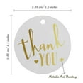 thumbnail image 6 of Inkdotpot Thank You Bridal Shower-Baby Shower-Retirement-Wedding-Birthday Bottle Tag Real Gold Foil Favor Hang Tags Pack Of 100, 6 of 7