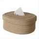 thumbnail image 1 of Cubierta para Caja de PañUelos, Soportes Cuadrados para PañUelos, Cubiertas de Cuerda de AlgodóN, Caja de PañUelos Rectangular, Lindos Accesorios, Organizador A, 1 of 6