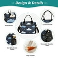 thumbnail image 3 of Ckdifva Clouds Stars Cooler Bag Cooler Cooling Tote Lunch Bag Lunch Box Front Pocket with Shoulder Strap, 3 of 6
