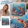 thumbnail image 2 of Ocean Theme Pearl Art DIY Kit for Adults,3D Diamond Painting Craft with Pearl Beads,Beginner Friendly Coastal Wall Art and Home Decor,Shrimp, 2 of 9