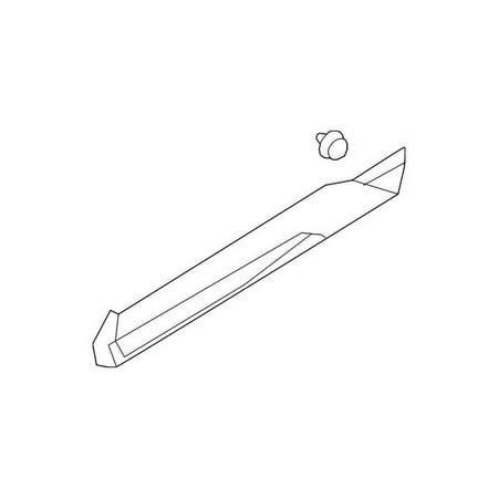 Genuine OE Subaru Lower Molding - 91112XC08B Fits select: 2019-2021 SUBARU ASCENT