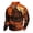 Coffee, variant on GrmtClth Men's Long Sleeve Halloween Party Shirts Color Block Patchwork Skeleton Witch Ghost Pumpkin Design Stretch Comfortable Casual Athletic Golf Wear Tops Yellow M