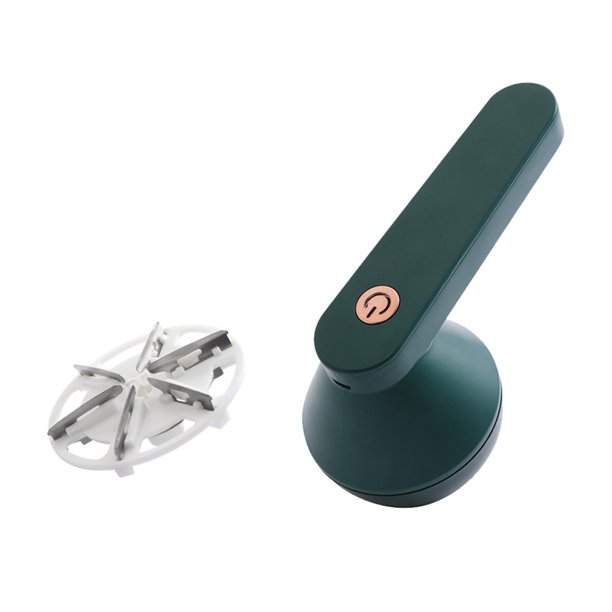 Eliminador de pelusas eléctrico para ropa, afeitadora de bolas de pelo, recortadora verde + 1 hoja Ehuebsd Libre de BPA