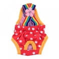 thumbnail image 1 of Shorts Physiologiques pour Animaux Couches Sanitaires avec Sangle Resserrée pour Chiot-TTP-Rouge, 1 of 2
