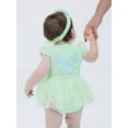 thumbnail image 4 of Disney Tinker Bell Cosplay Bodysuit With Skirt Overlay and Headband Outfit Set Newborn to Infant, 4 of 5
