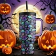thumbnail image 2 of 40oz Festival Stainless Steel Insulated Tumbler，Food-Grade Stainless Steel ，Non-slip & Leak-proof, Keeps Drinks Hot or Cold, Perfect Gift for Halloween Parties, 2 of 6