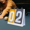 thumbnail image 6 of - Scoreboard, flip number scoreboard, counter for coaches, outdoor games Yellow Grey, 6 of 8