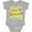 AC-Heather Grey, variant on Inktastic I Love My Big Brother Sun and Rainbow Letters Boys or Girls Baby Bodysuit