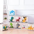 thumbnail image 5 of Foldable Animal Canvas Storage Toy Box/Bin/Cube/Chest/Basket/Organizer for Kids  13 inch (Dinosaur), 5 of 5