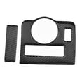 thumbnail image 1 of Headlight Switch Frame Front Light Switch Trim Headlight Switch Cover Switch Frame Decoration 2Pcs Carbon Fiber Headlight Switch Frame Cover Fit For   2009-2013, 1 of 8