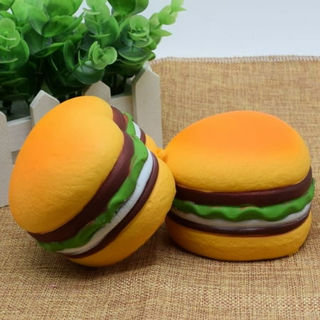 Hamburger Plush - Squishy Heart Hamburger Squishy Scented Slow Rising Exquisite Kid Soft Toy