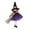 C, variant on Halloween Small Witch Figurine with Gauze Skirt, Hangable Witch Doll Ornament | Sorceress Doll with Broom,Halloween Hanging Decoration,for Haunted House Room Door and Window Decoration