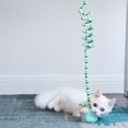 thumbnail image 4 of Cat Hanging Self-hey Interactive Toy With Suction Cup Anti-boring Playing Teaser Wand With Bell Ball, 4 of 9