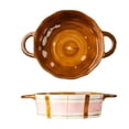 thumbnail image 1 of 560ML Large Capacity Ceramic Baking Dish Home Baking Baking Rice Bowl Salad Bowl Soup Plate, 1 of 4