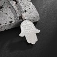 thumbnail image 5 of Stainless Steel Hamsa Hand of Fatima Pendant Necklace Jerusalem Star of David Stainless Steel Jewelry Women s Jewish Necklace, 5 of 5