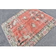 thumbnail image 4 of Vintage Rug, 4.6x5 ft Accent Rugs, Rugs For Entry, Turkish Rug, Red Anatolian Rugs, Anatolian Rug, Bohemian Nursery Rug, 4 of 10