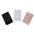 thumbnail image 1 of 3pcs Women Polyester Bra Extender 3 Rows 2 Hooks buckle 2 hooks bra Bra Buckle Underwear Accessory, 1 of 5