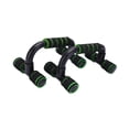 thumbnail image 4 of Manijas para flexiones, paralelas, entrenamiento de fitness con asas ergonómicas, minibombas, manijas para flexiones para equipos de gimnasio en casa verde, 4 of 8