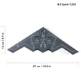 thumbnail image 2 of B-2 Stealth Strategic Bomber 1/200 Scale Diecast Metal Model Fighter Fighter Suitable, 2 of 4
