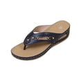 thumbnail image 2 of Willtoo Orthopedic Sandals for Women - 2026 Ladies Arch Support Wedge Flip Flops, Summer Comfortable Dressy Casual Beach Sandal Slippers, 2 of 6