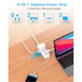 thumbnail image 3 of Cable de extensión One Beat de 15 pies con 6 salidas y 3 puertos USB Surge, 3 of 7