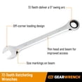 thumbnail image 2 of Llave combinada de trinquete GEARWRENCH 9024 3/4 12 puntos, 2 of 5