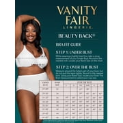 Vanity Fair Lingerie Women's Beauty Back Smoothing Underwire Minimizer Bra, Style 76080
