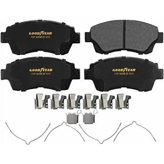 Premium Front Semi Metallic Brake Pads for Lexus & Toyota Goodyear Brakes GYD476