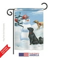 thumbnail image 2 of Breeze Decor BD-PT-G-110113-IP-BO-DS02-US 13 x 18.5 in. Snow Pals Nature - Everyday Pets Impressions, Decorative Vertical Garden Flag, 2 of 4
