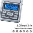 thumbnail image 3 of Mignova Portable 0.01-500g Electronic LCD Digital Ultrathin Jewelry Mini Pocket Scale, 3 of 7