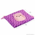 thumbnail image 5 of Squishmallows FuzzAMallows Anu the Otter Pencil Pouch, Includes Zipper Closure, Multi Color, 5 of 9